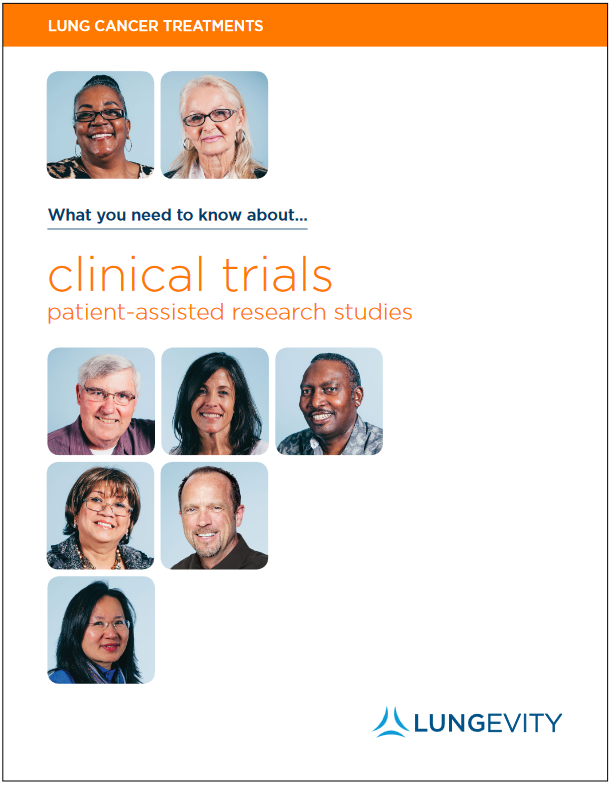 Cover of clinical trials booklet