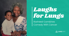 laughs for lungs rasheed combines comedy with cancer