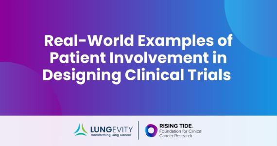 real world examples patients involved in designing trials