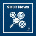 small cell lung cancer news with research icons